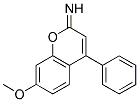 7-METHOXY-4-PHENYL-2H-CHROMEN-2-IMINE Struktur