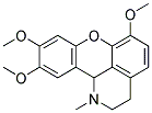 6,9,10-TRIMETHOXY-1-METHYL-1,2,3,11B-TETRAHYDROCHROMENO(2,3,4-I,J)ISOQUINOLINE Struktur