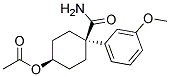 CIS-4-ACETOXY-1-(M-METHOXYPHENYL)CYCLOHEXANECARBOXAMIDE Struktur