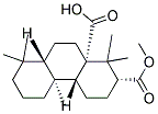 DIMETHYL(2A,4AB,4BA,8AB,10AA)-2,4B,8,8-TETRAMETHYLDODECAHYDRO-2,10A(1H)-PHENANTHRENEDICARBOXYLATE Struktur