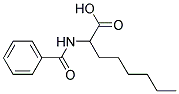 DL-2-BENZAMIDOOCTANOICACID Struktur