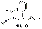 ETHYL2-AMINO-3-CYANO-4-OXO-4H-QUINOLIZINE-1-CARBOXYLATE Struktur