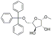 METHYL5-O-TRITYL-B-L-ARABINOFURANOSIDE Struktur