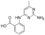 N-(2-AMINO-6-METHYL-4-PYRIMIDINYL)ANTHRANILICACID Struktur