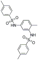 N,N'-(4-METHYL-M-PHENYLENE)BIS(P-TOLUENESULFONAMIDE) Struktur