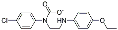 P-CHLOROPHENYL(2-(P-PHENETIDINO)ETHYL)CARBAMATE Struktur