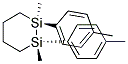 TRANS-1,2-DIMETHYL-1,2-DI(P-TOLYL)-1,2-DISILACYCLOHEXANE Struktur