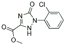 Methyl1-(2-chlorophenyl)-2,5-dihydro-5-oxo-1H-1,2,4-triazole-3-carboxylate Struktur