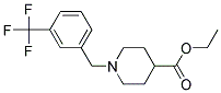 Ethyl1-(3-Trifluoromethyl-benzyl)-piperidine-4-carboxylate Struktur