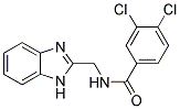 N-((1H-Benzimidazol-2-yl)methyl)-3,4-dichlorobenzenecarboxamide Struktur