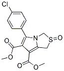 Dimethyl 5-(4-chlorophenyl)-2-oxo-2,3-dihydro-1H-2lambda4-pyrrolo[1,2-c][1,3]thiazole-6,7-dicarboxylate Struktur