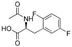 N-ACETYL-3-(2,5-DIFLUOROPHENYL)-L-ALANINE
 Struktur