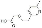 [2-(6-METHYL-PYRIDIN-3-YL)-ETHYLSULFANYL]-ACETIC ACID Struktur