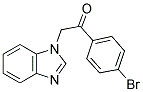 2-(1H-BENZIMIDAZOL-1-YL)-1-(4-BROMOPHENYL)ETHANONE Struktur