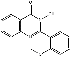 3-HYDROXY-2-(2-METHOXYPHENYL)-4(3H)-QUINAZOLINONE Struktur