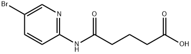 5-[(5-BROMOPYRIDIN-2-YL)AMINO]-5-OXOPENTANOIC ACID Struktur