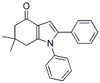 6,6-DIMETHYL-1,2-DIPHENYL-1,5,6,7-TETRAHYDRO-INDOL-4-ONE Struktur