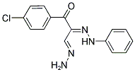 3-(4-CHLOROPHENYL)-3-OXO-2-(2-PHENYLHYDRAZONO)PROPANAL HYDRAZONE Struktur