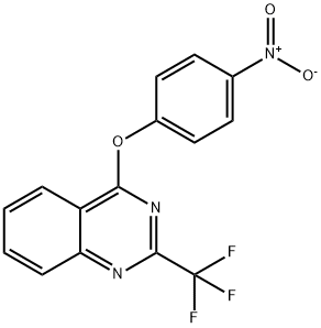 4-(4-NITROPHENOXY)-2-(TRIFLUOROMETHYL)QUINAZOLINE Struktur