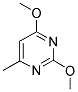 2,4-DIMETHOXY-6-METHYLPYRIMIDINE Struktur