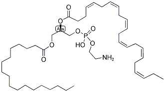 1-STEAROYL-2-DOCOSAHEXAENOYL-SN-GLYCERO-3-PHOSPHOETHANOLAMINE Struktur