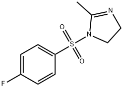 1-[(4-FLUOROPHENYL)SULFONYL]-2-METHYL-4,5-DIHYDRO-1H-IMIDAZOLE Struktur