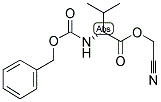 CBZ-D-VAL CYANOMETHYL ESTER Struktur