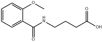 4-(2-METHOXY-BENZOYLAMINO)-BUTYRIC ACID Struktur