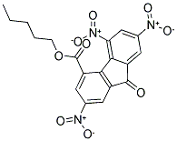 PENTYL 2,5,7-TRINITRO-9-OXO-9H-FLUORENE-4-CARBOXYLATE Struktur