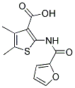 2-(2-FUROYLAMINO)-4,5-DIMETHYLTHIOPHENE-3-CARBOXYLIC ACID Struktur