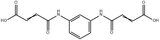 3-[3-(3-CARBOXY-ACRYLOYLAMINO)-PHENYLCARBAMOYL]-ACRYLIC ACID Struktur