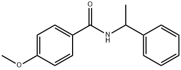 4-METHOXY-N-(1-PHENYL-ETHYL)-BENZAMIDE Struktur