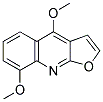 4,8-DIMETHOXYFURO[2,3-B]QUINOLINE Struktur