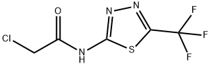 2-CHLORO-N-(5-TRIFLUOROMETHYL-[1,3,4]THIADIAZOL-2-YL)-ACETAMIDE Struktur