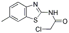 2-CHLORO-N-(6-METHYL-BENZOTHIAZOL-2-YL)-ACETAMIDE Struktur