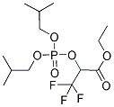 ETHYL 2-[(DIISOBUTOXYPHOSPHORYL)OXY]-3,3,3-TRIFLUOROPROPANOATE Struktur