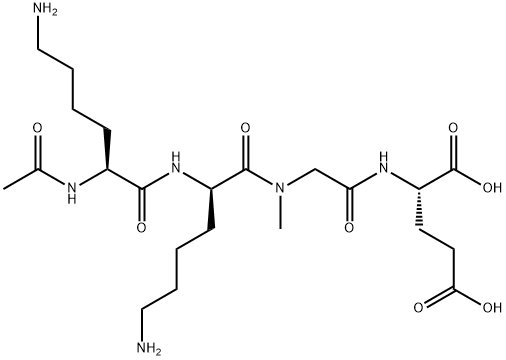 ACETYL-(D-LYS89,SAR90)-BETA-LIPOTROPIN (88-91) (HUMAN) Struktur