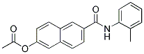 ACETOXY METHYLANILIDE NAPHTHOIC ACID Struktur