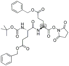 BOC-GLU(OBZL)-GLU(OBZL)-OSU Struktur