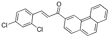 3-(2,4-DICHLOROPHENYL)-1-(3-PHENANTHRYL)PROP-2-EN-1-ONE Struktur