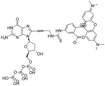 TETRAMETHYLRHODAMINE-6-DGTP Struktur