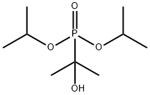 DIISOPROPYL (1-HYDROXY-1-METHYLETHYL)PHOSPHONATE Struktur