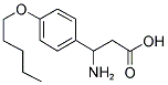 3-[4-(PENTYLOXY)PHENYL]-BETA-ALANINE Struktur