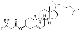 5-CHOLESTEN-3BETA-OL 3-(2',2',2'-TRIFLUOROETHYLCARBONATE) Struktur