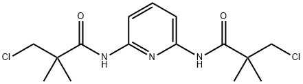 3-CHLORO-N-(6-[(3-CHLORO-2,2-DIMETHYLPROPANOYL)AMINO]-2-PYRIDINYL)-2,2-DIMETHYLPROPANAMIDE Struktur