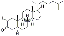 2-ALPHA-IODOCHOLESTANONE Struktur