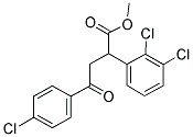 METHYL 4-(4-CHLOROPHENYL)-2-(2,3-DICHLOROPHENYL)-4-OXOBUTANOATE Struktur