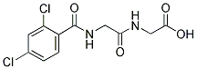 [2-(2,4-DICHLORO-BENZOYLAMINO)-ACETYLAMINO]-ACETIC ACID Struktur