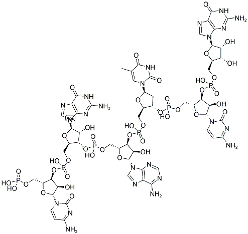 CGATCG, 5'-PHOSPHORYLATED Struktur