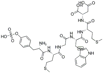 CHOLECYSTOKININ 27-32, SULFATED Struktur